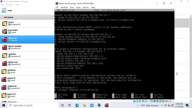 Konfigurasi DHCP Server Linux Debian 8 di Virtual Box смотреть онлайн