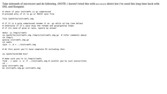 Unix & Linux: A Live Linux Distro which is as small as possible (no X, no networking, bash) смотреть онлайн