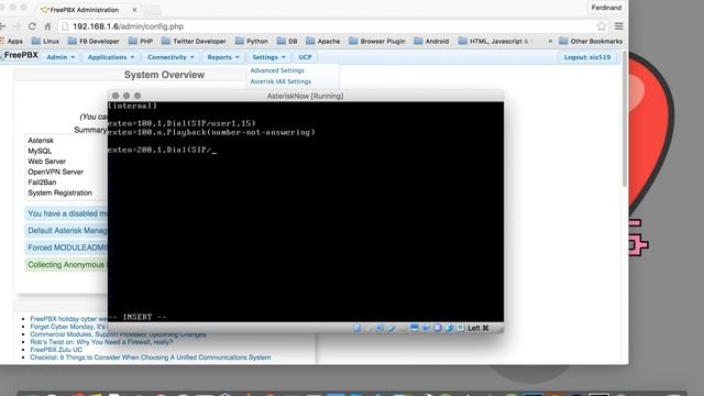 Configuring AsteriskNow To Make/Receive Call [SIP (Session Initiation Protocol)] смотреть онлайн