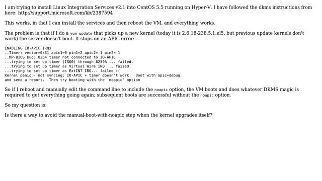 DevOps & SysAdmins: Installing Integration Services for Hyper-V into CentOS-5.x смотреть онлайн