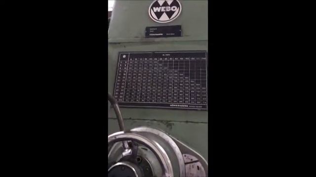 Radialbohrmaschine mit Plattenfeld WEBO смотреть онлайн