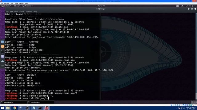 4 Scanning using specific port ranges смотреть онлайн