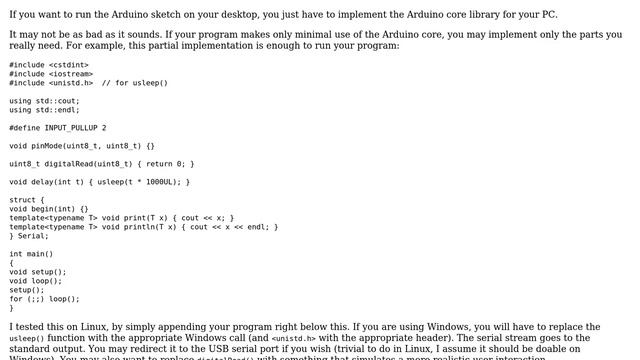 Arduino: How compile an Arduino program for a desktop PC? (3 Solutions!!) смотреть онлайн