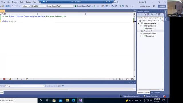 Ch 1-B: Input Output смотреть онлайн