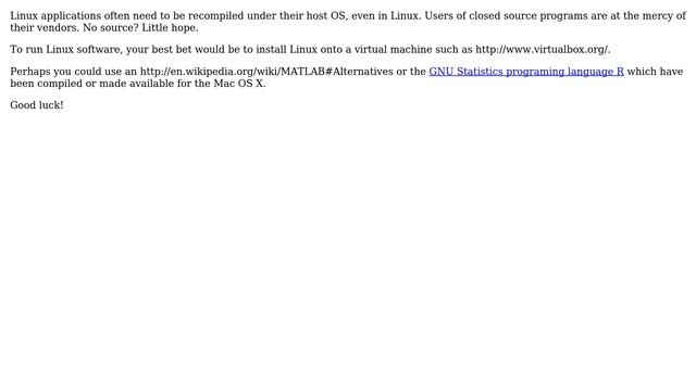 Linux binary support under Mac OS X? (4 Solutions!!) смотреть онлайн