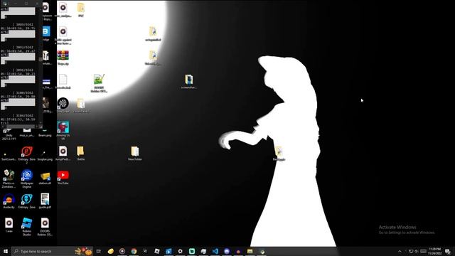 Bad Apple but its the windows desktop background смотреть онлайн