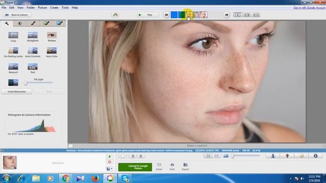how to remove mark your face in picasa editor?? смотреть онлайн