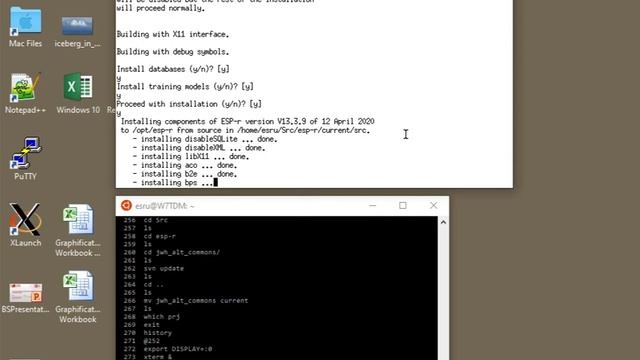 Compile ESP-r from scratch W10 Windows Subsystem for Linux V1 смотреть онлайн