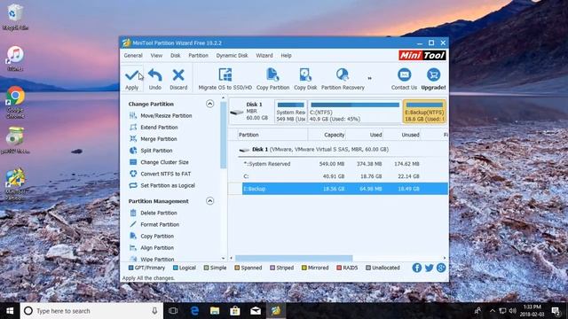 How to Resize Primary Partition and create new Partition in Windows 10 смотреть онлайн