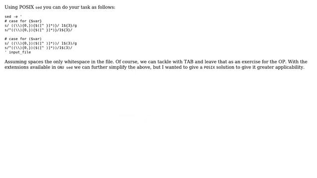 Unix & Linux: Replace a pattern if before a second pattern keep the string between the two смотреть онлайн