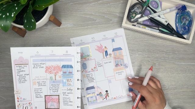 Writing in My Planner | How I Write Plans In My Decorative Spread | Weekly Plan With Me смотреть онлайн