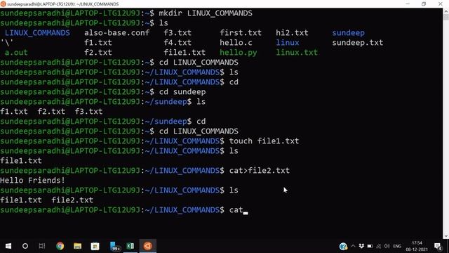 Linux Basic commands смотреть онлайн