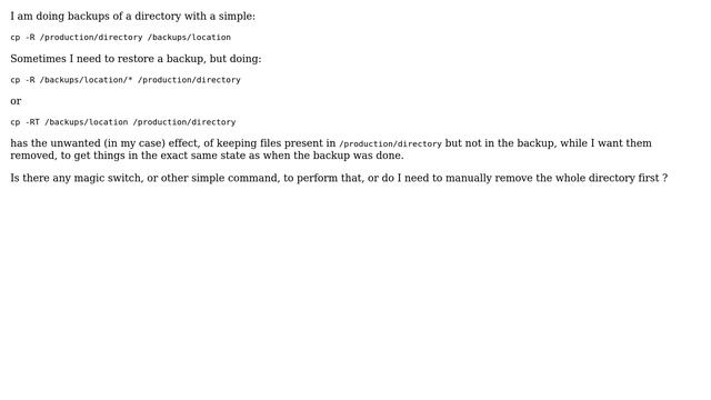 Unix & Linux: How to copy a folder by another, but NOT by merging/adding? (2 Solutions!!) смотреть онлайн