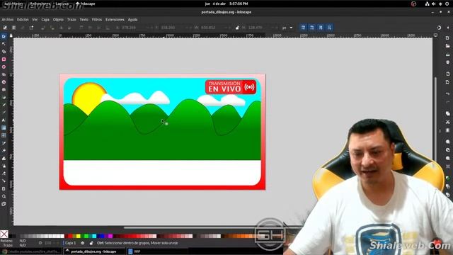 inkscape Dibujando un rato diseño grafico en linux pigis la araña y otras cosas tutorial paisaje смотреть онлайн