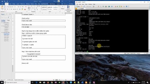 LVM Architecture, Configuration, manage, change physical disk in volume group,... смотреть онлайн