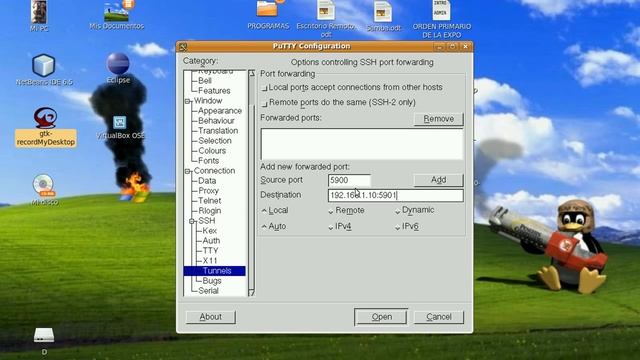 Escritorio remoto con PuTTY y VNC Viewer en Ubuntu Linux 8 смотреть онлайн