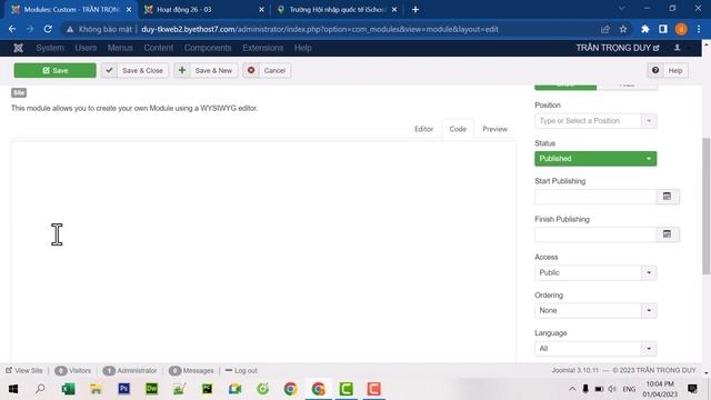 TẠO GOOGLE MAP TRONG JOOMLA смотреть онлайн