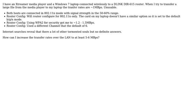 Slow/low file transfer rates on 802.11n wi-fi network (2 Solutions!!) смотреть онлайн