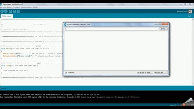 Arduino Hello world смотреть онлайн