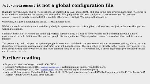 Env vars in /etc/environment not globally visible? (3 Solutions!!) смотреть онлайн