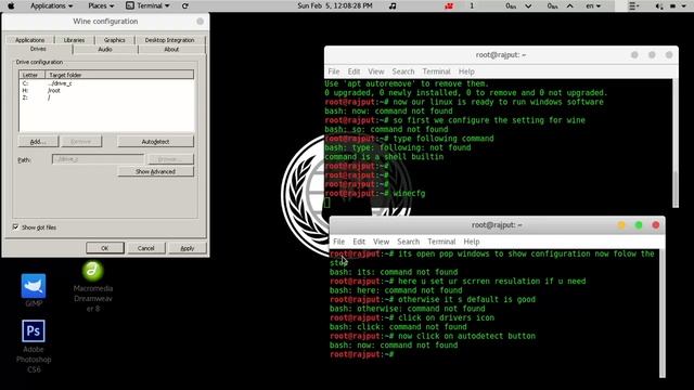 Run window program in Linux смотреть онлайн