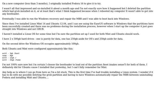 Not Loading GRUB After Installing Mint and Ubuntu смотреть онлайн