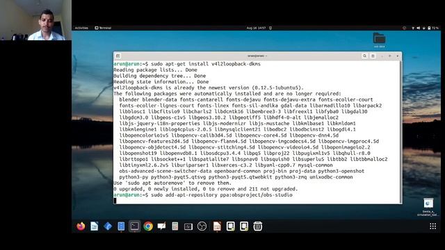 OBS installation on Ubuntu-22.04 смотреть онлайн