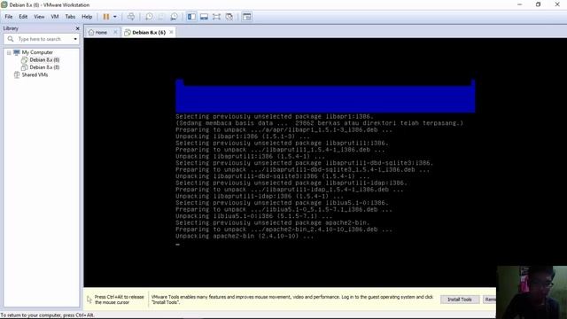 Instalasi Debian,SSH,DNS,DHCP,WEBSERVER,WORDPRESS смотреть онлайн