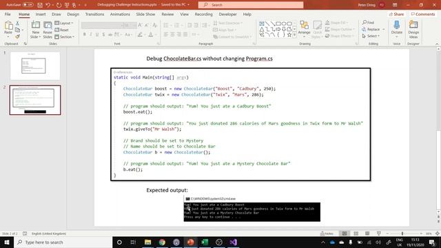 Object Oriented Programming in C#: Debugging Challenge смотреть онлайн