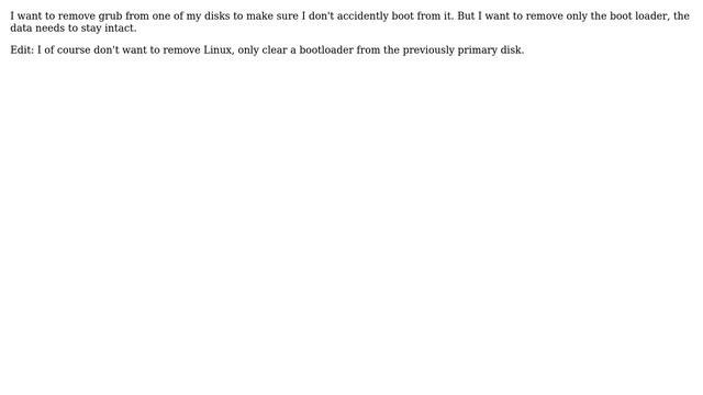 Unix & Linux: How to remove grub? смотреть онлайн
