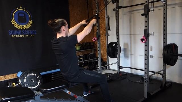 Seated Rope Cable Face Pull Exercise Tutorial - Sound Science Strength смотреть онлайн