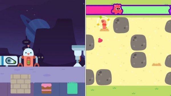 Sago Mini Space Blocks Builder App Store vs Cocobi Summer Vacation Ios