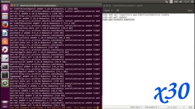 Install The Latest Stable Version of Kdenlive on Ubuntu 16.04 смотреть онлайн