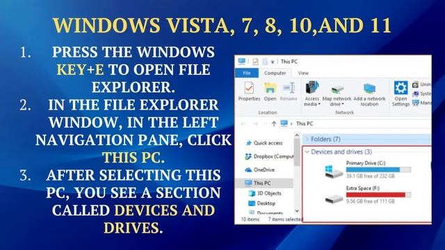 How to check hard disk size in your computer | Windows & MAC смотреть онлайн