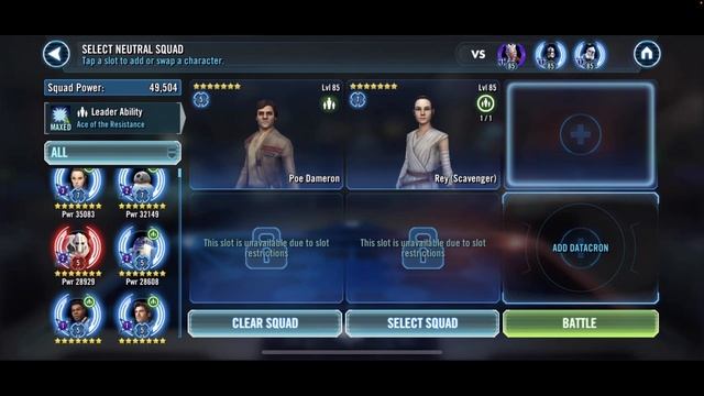 SWGOH GAC: Round 1 (Week 9/21/22) смотреть онлайн