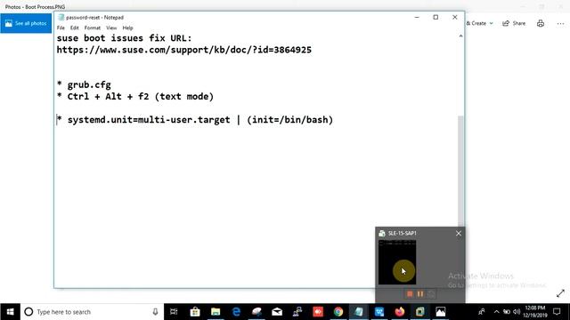 SUSE Linux | Boot | Troubleshooting targets | FSTAB смотреть онлайн