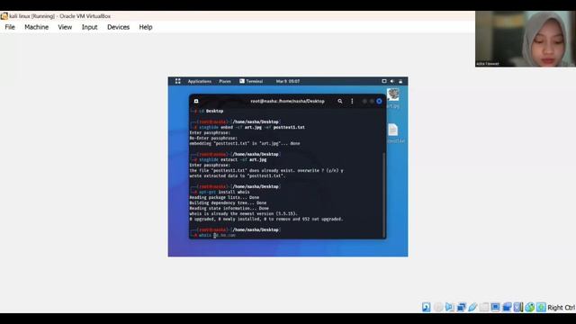 Cara Menjalankan Perintah Steghide, Whois, IP2Location, DNSDumpster смотреть онлайн