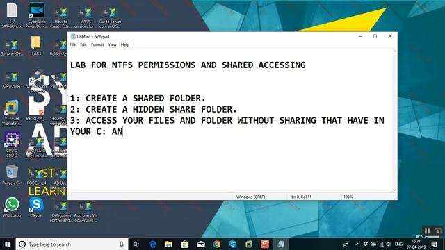 Permissions Explained with sharing a folder,map network drive,Hidden Share, UNC path смотреть онлайн