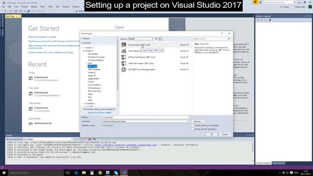 Learning .NET Core - setting up Visual Studio 2017 IDE смотреть онлайн
