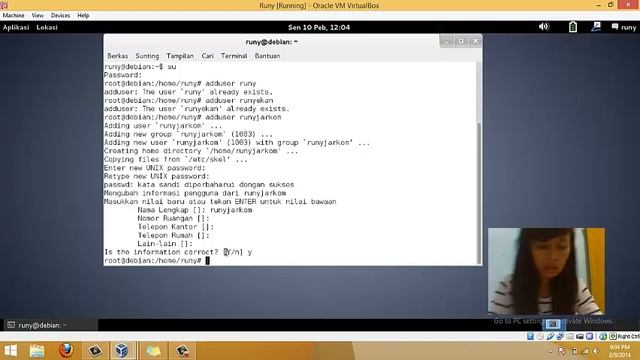 Perintah Dasar Yg Berhubungan dengan User Debian BY Runy Eka N смотреть онлайн