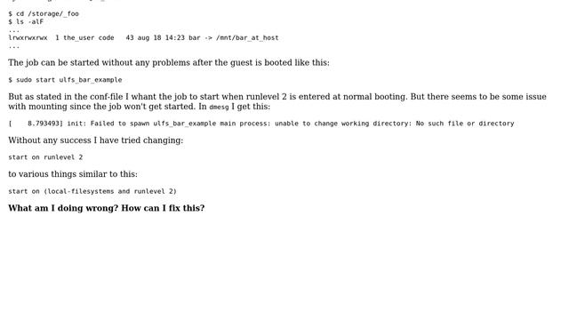 Unix & Linux: How to use upstart on VirtualBox guest? смотреть онлайн