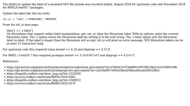 Changing label of xfs root file system (2 Solutions!!) смотреть онлайн