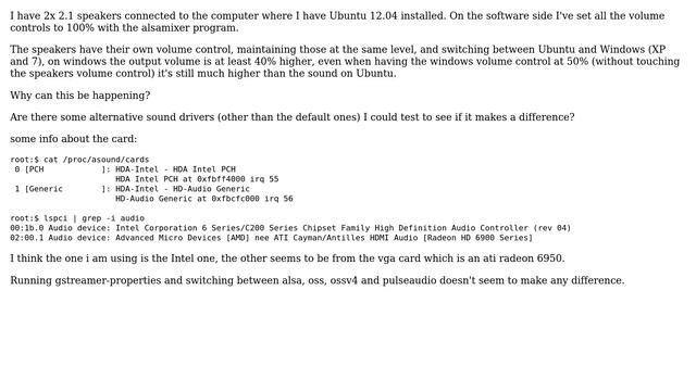 Ubuntu: Ubuntu sound volume is 40% lower than in Windows (2 Solutions!!) смотреть онлайн