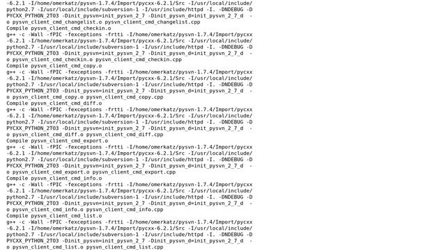 Unix & Linux: pysvn fails to make due to -lneon not found? смотреть онлайн