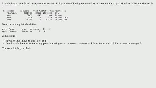 DevOps & SysAdmins: How to set acl on my fstab file? (2 Solutions!!) смотреть онлайн