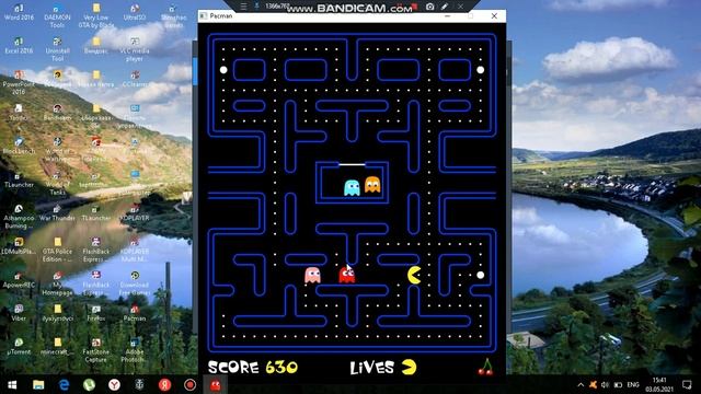 Pacman 1980 Игра на компьютере смотреть онлайн