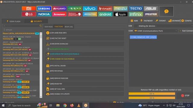 Frp Bypass Samsung A32 Via Unlock Tool