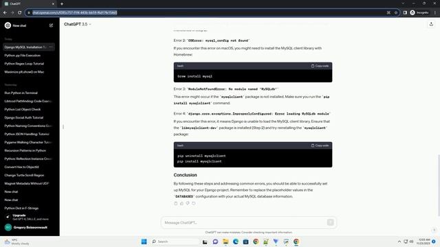 Python Django installing mysql easy install and pip errors смотреть онлайн