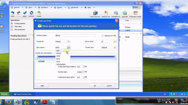 EaseUS Partition Manager Home Edition смотреть онлайн