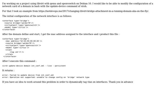 DevOps & SysAdmins: libvirt & openvswitch VLAN tagging on the fly смотреть онлайн